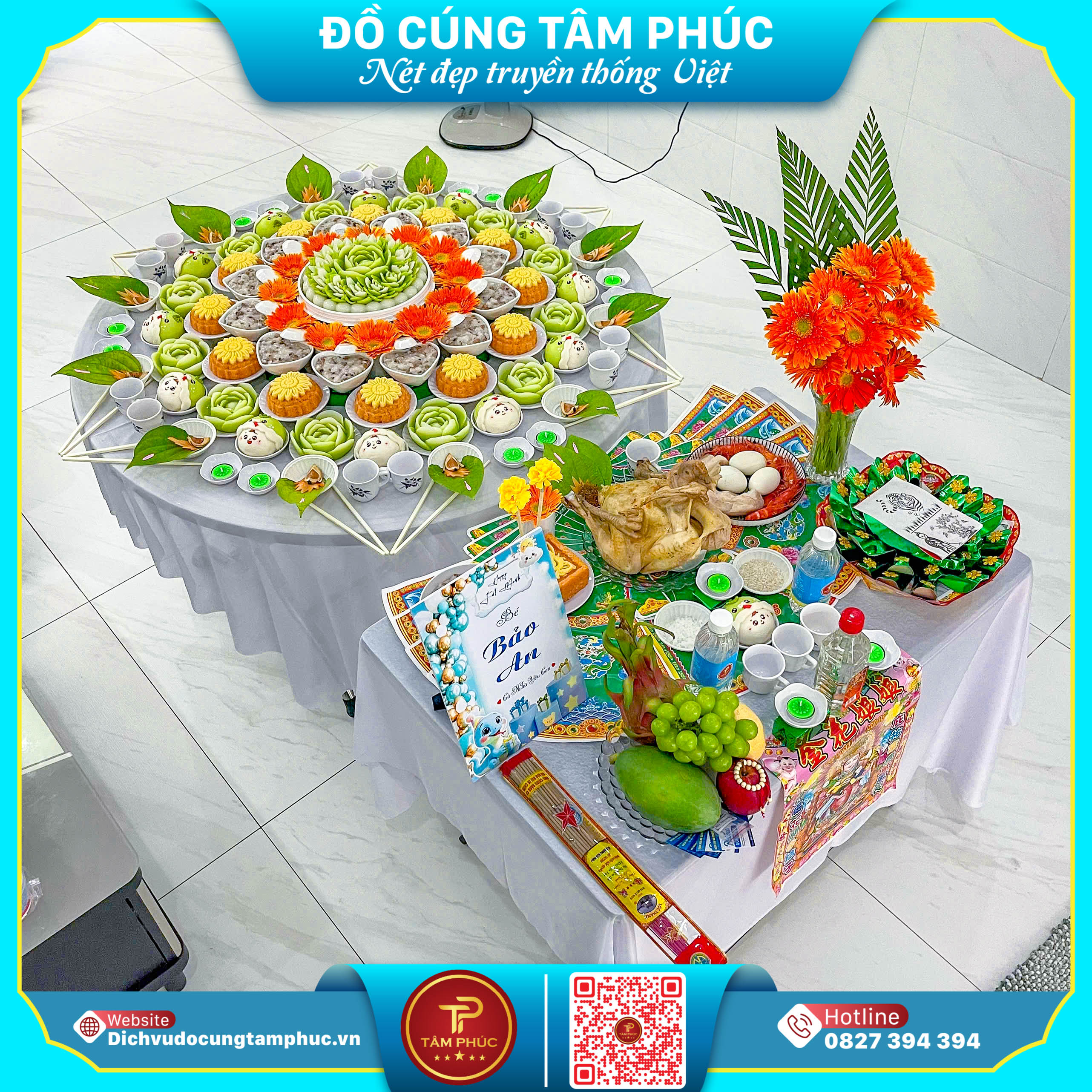 Ý Nghĩa Mâm Cúng Mụ Màu Cam